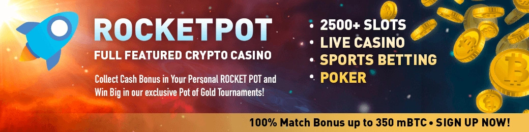 Bitcoin Casino: Play Rocketpot Online Crypto Casino/