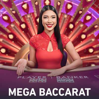 Play Mega Baccarat from Pragmatic Play with Bitcoin.